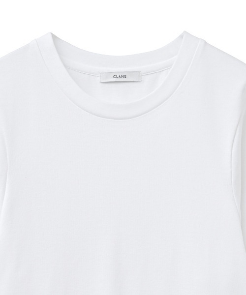 CLANE（クラネ）の「SCOOP SLEEVE COMPACT TOPS（Tシャツ/カットソー