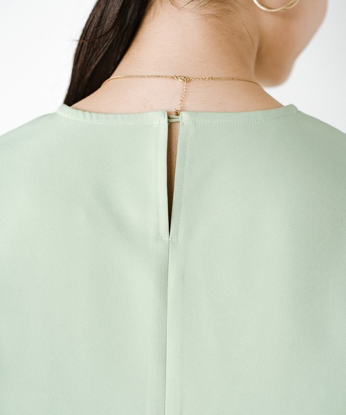 haco!(ハコ)の「ブラウスのきちんと感とTシャツの気軽さのいいとこ取りを実現した便利なシンプルTブラウス by que made me(シャツ/ブラウス・レディース・ホワイト/ベージュ/ミント・SMALL/MEDIUM/LARGE/X-LARGE)」の10枚目の写真