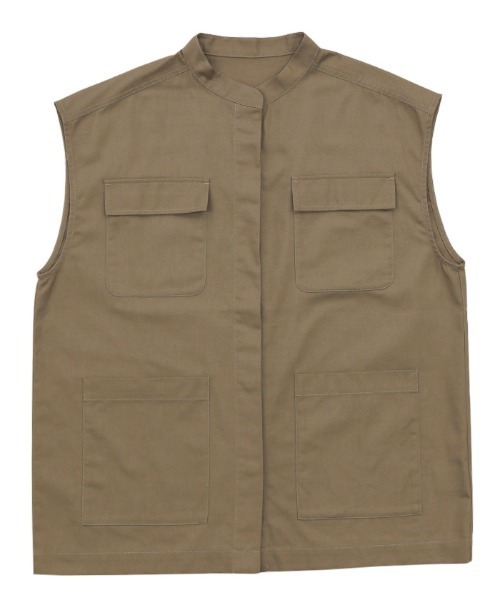 select MOCA（セレクトモカ）の「ダブルポケットミリタリーベスト（ベスト・レディース・ベージュ/カーキ/アイボリー・FREE）」の19枚目の写真