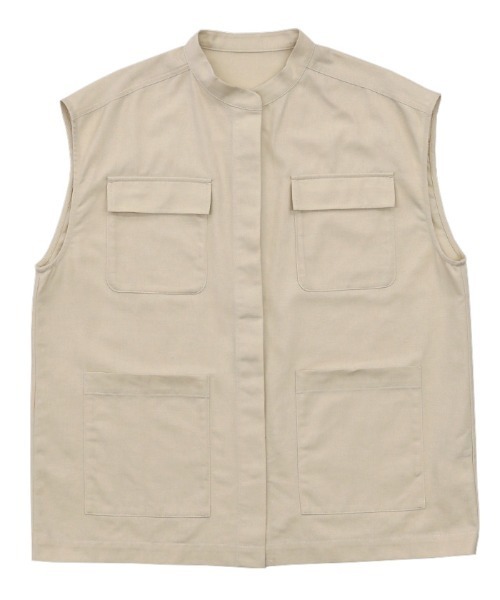 select MOCA（セレクトモカ）の「ダブルポケットミリタリーベスト（ベスト・レディース・ベージュ/カーキ/アイボリー・FREE）」の20枚目の写真
