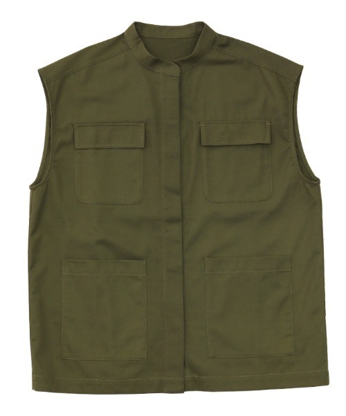 select MOCA（セレクトモカ）の「ダブルポケットミリタリーベスト（ベスト・レディース・ベージュ/カーキ/アイボリー・FREE）」の21枚目の写真