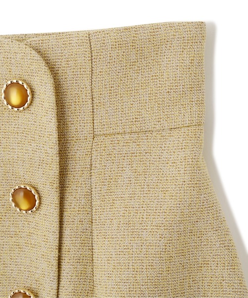 PROPORTION BODY DRESSING（プロポーションボディドレッシング）の「サイド釦タイトスカート / 1212120307（スカート・レディース・ピンク/イエロー/グレー・X-SMALL/MEDIUM/SMALL）」の9枚目の写真