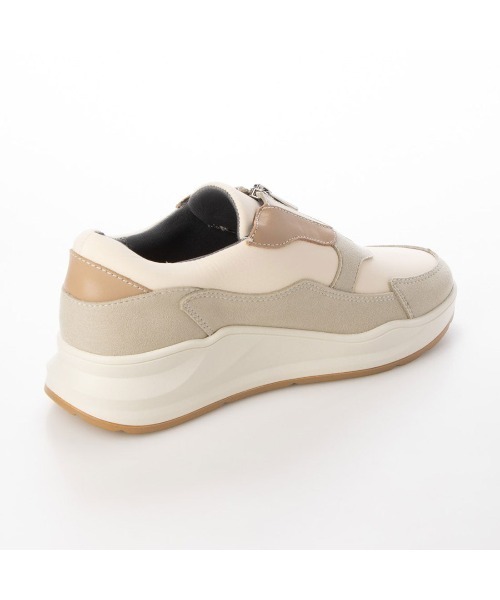 ing（イング）の「センターファスナー厚底スニーカー（スニーカー・レディース・ブラック/アイボリー・23cm/23.5cm/24cm/24.5cm/22.5cm）」の7枚目の写真