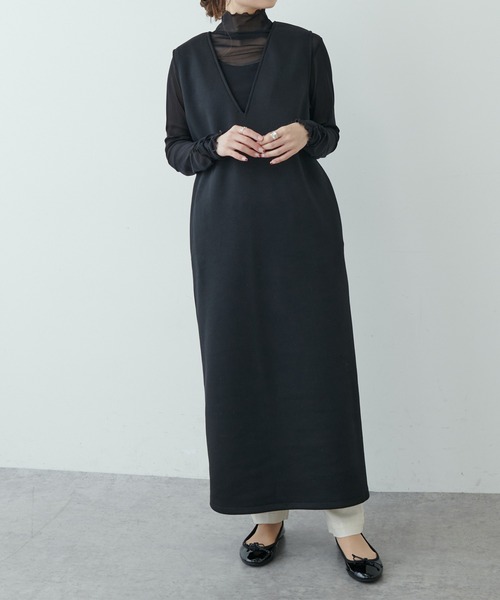 PUAL CE CIN（ピュアルセシン）の「【WEB限定】パワーメッシュカラープルオーバー（Tシャツ/カットソー・レディース・ブラック/モカ/グレー系その他・FREE）」の16枚目の写真