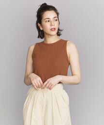 BEAUTY&YOUTH UNITED ARROWS | BY リブ アメリカンスリーブ ブラタンクトップ -ウォッシャブル-(タンクトップ)