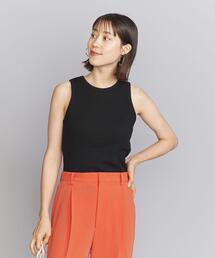 BEAUTY&YOUTH UNITED ARROWS | BY リブ アメリカンスリーブ ブラタンクトップ -ウォッシャブル-(タンクトップ)