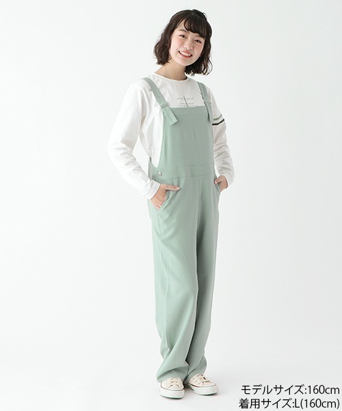 pom ponette junior（ポンポネットジュニア）の「サロペットパンツ（サロペット/オーバーオール・キッズ・ブルー/グリーン・M/L）」の14枚目の写真