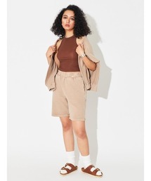ALEXIA STAM | Logo Pigment Dyed Shorts/ロゴピグメントダイショーツ(その他パンツ)