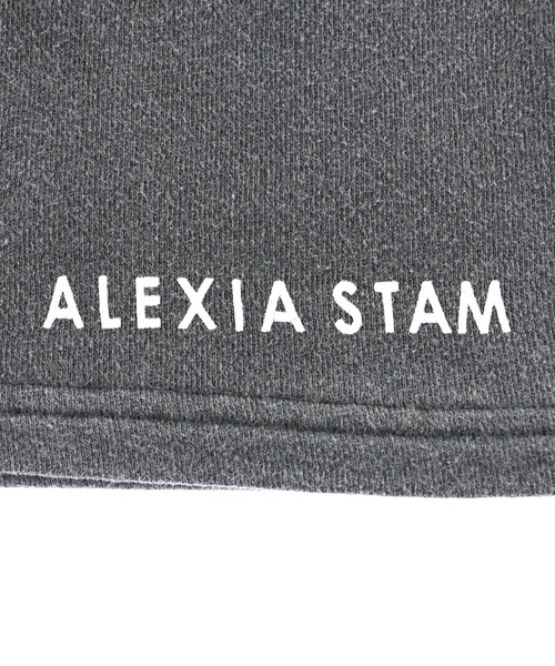 ALEXIA STAM（アリシアスタン）の「Logo Pigment Dyed Shorts/ロゴピグメントダイショーツ（その他パンツ・レディース・チャコールグレー/モカ/グレイッシュベージュ・S/M）」の21枚目の写真