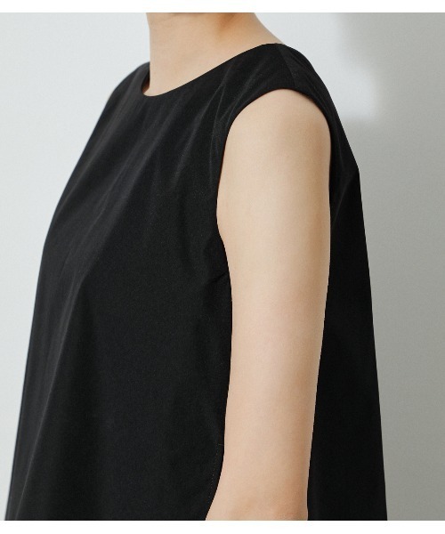 AZUL by moussy（アズールバイマウジー）の「WATER REPELLENT LAYERED TOPS/ウォーターリぺレントレイヤードトップス（シャツ/ブラウス・レディース・ブラック/ベージュ/イエロー/ブルー・SMALL/MEDIUM）」の12枚目の写真