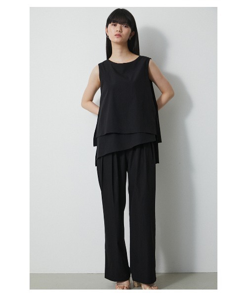 AZUL by moussy（アズールバイマウジー）の「WATER REPELLENT LAYERED TOPS/ウォーターリぺレントレイヤードトップス（シャツ/ブラウス・レディース・ブラック/ベージュ/イエロー/ブルー・SMALL/MEDIUM）」の15枚目の写真