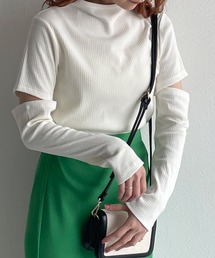 w closet | アームスリットウォーマープルオーバー(ニット/セーター)