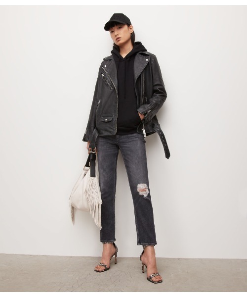 ALLSAINTS(オールセインツ)の「IMOGEN JEAN(デニムパンツ・レディース・ブラック・25/27/26/24)」の4枚目の写真