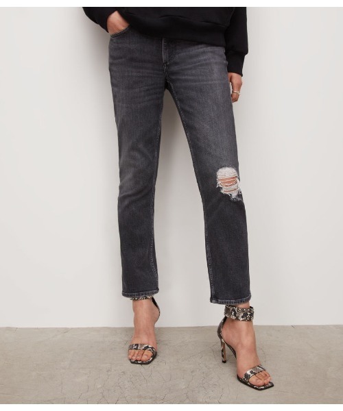 ALLSAINTS(オールセインツ)の「IMOGEN JEAN(デニムパンツ・レディース・ブラック・25/27/26/24)」の9枚目の写真