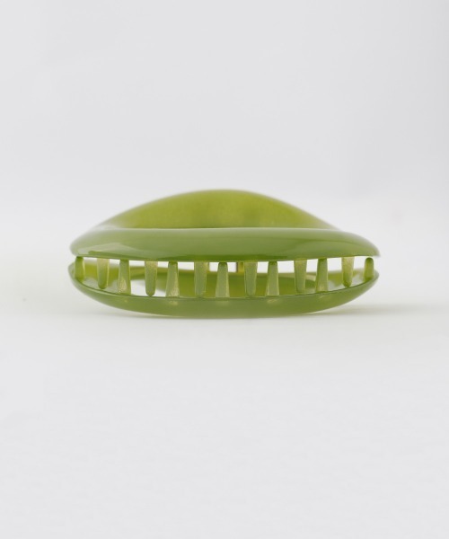 ANEMONE（アネモネ）の「フランス製オーバルミニバンス（バレッタ/ヘアクリップ・レディース・ベージュ/オレンジ/グリーン・FREE）」の7枚目の写真