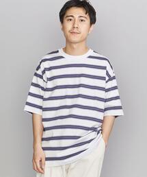 BEAUTY&YOUTH UNITED ARROWS | BY クリア ボーダー クルーネック ショートスリーブ Tシャツ(Tシャツ/カットソー)