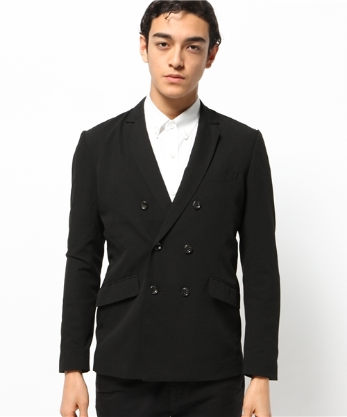 OUTLET(アウトレット)の「【WHO'S WHO gallery】GGダブルテーラード(テーラードジャケット・メンズ・ブラック/ネイビー・LARGE/MEDIUM)」の3枚目の写真
