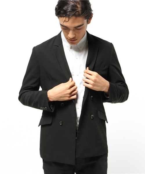 OUTLET(アウトレット)の「【WHO'S WHO gallery】GGダブルテーラード(テーラードジャケット・メンズ・ブラック/ネイビー・LARGE/MEDIUM)」の6枚目の写真