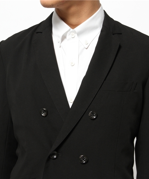 OUTLET(アウトレット)の「【WHO'S WHO gallery】GGダブルテーラード(テーラードジャケット・メンズ・ブラック/ネイビー・LARGE/MEDIUM)」の7枚目の写真