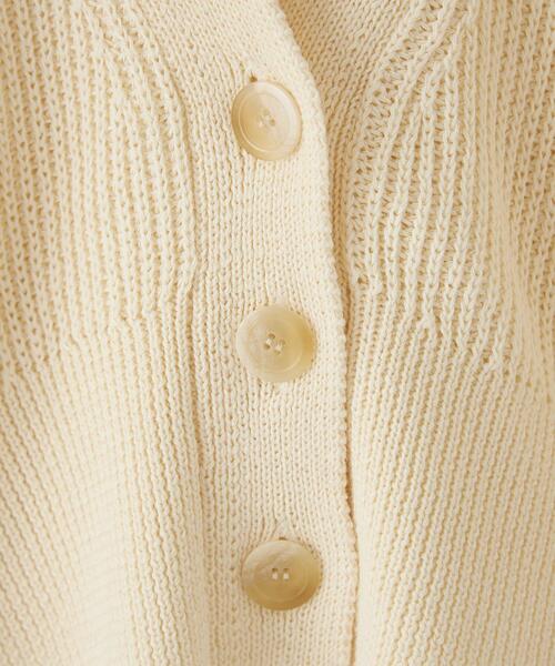 CITEN（シテン）の「＜CITEN（シテン）＞フロントオープンショートニットベスト（ニット/セーター・レディース・ブラック/コバルトブルー/オフホワイト・FREE）」の10枚目の写真