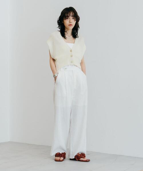 CITEN シテン ベスト 2way ショートベスト タグ付き 新品 CITEN（シテン）の「＜CITEN（シテン）＞フロントオープン