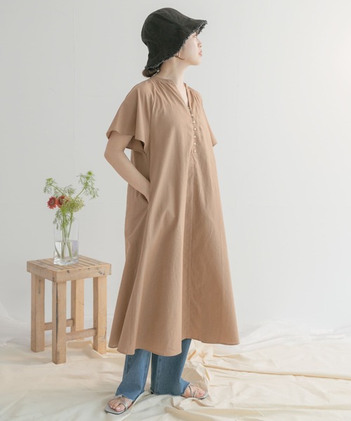 URBANRESEARCH LA MAISON フレアスリーブワンピース LA MAISON