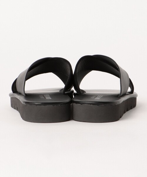 BEAMS HEART（ビームスハート）の「フェイクレザー クロスストラップ サンダル（サンダル・メンズ・ブラック/ダークブラウン・SMALL/MEDIUM/LARGE）」の19枚目の写真