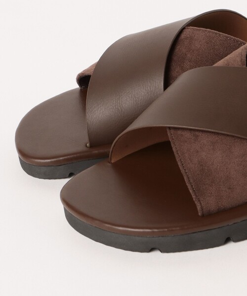 Church’s クロス レザー バック ストラップ サンダル BEAMS 購入 セール】 Church's クロスレザーバックストラップサンダル