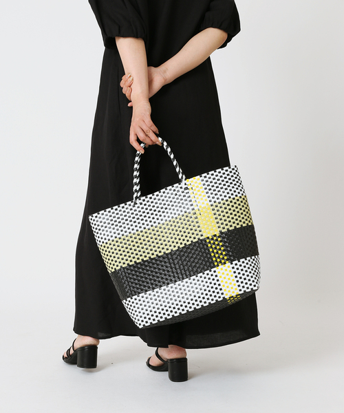 B.C STOCK（ベーセーストック）の「メルカドバッグ（トートバッグ・レディース・ホワイト/ブラック/グリーン/イエロー/ピンク・FREE）」の22枚目の写真