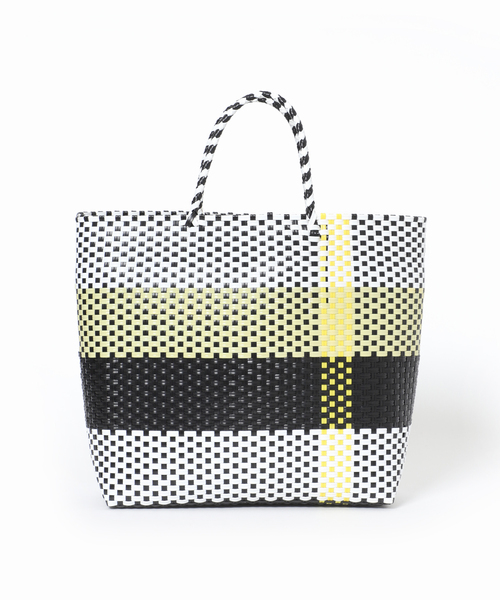 B.C STOCK（ベーセーストック）の「メルカドバッグ（トートバッグ・レディース・ホワイト/ブラック/グリーン/イエロー/ピンク・FREE）」の7枚目の写真