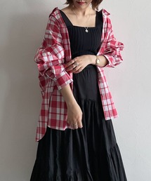 PAGEBOY | クリアチェックBIGシャツ(シャツ/ブラウス)