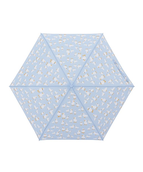 FULTON（フルトン）の「折りたたみ傘　Duck Curio（折りたたみ傘・レディース・サックスブルー・FREE）」の7枚目の写真