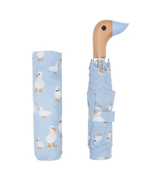 FULTON（フルトン）の「折りたたみ傘　Duck Curio（折りたたみ傘・レディース・サックスブルー・FREE）」の11枚目の写真