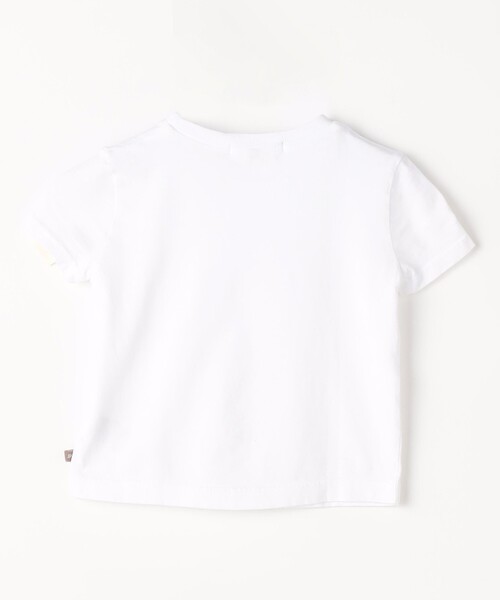 JAMES PERSE(ジェームスパース)の「ベビー コットン クルーネックTシャツ ILJ3001(Tシャツ/カットソー・キッズ・ホワイト・S/M/L)」の2枚目の写真