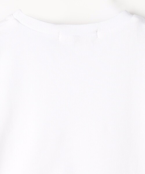 JAMES PERSE(ジェームスパース)の「ベビー コットン クルーネックTシャツ ILJ3001(Tシャツ/カットソー・キッズ・ホワイト・S/M/L)」の5枚目の写真