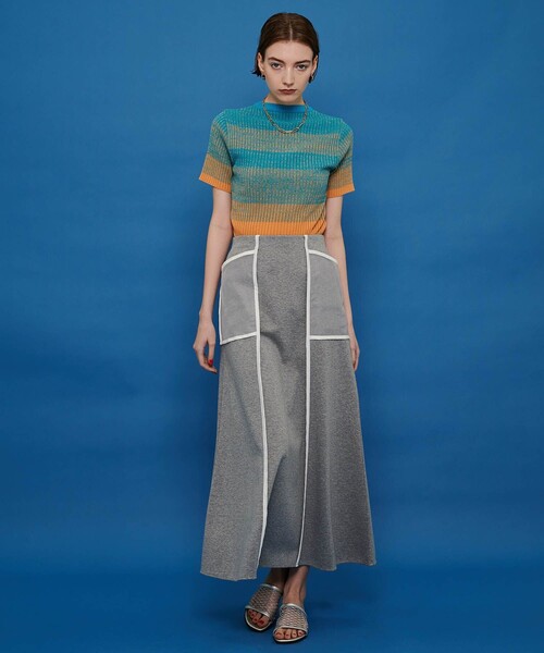 CITY TOKYO（シティトウキョウ）の「ウォッシャブルグラデーションニットトップス（ニット/セーター・レディース・ネイビー/ブルー/グリーン・FREE）」の10枚目の写真