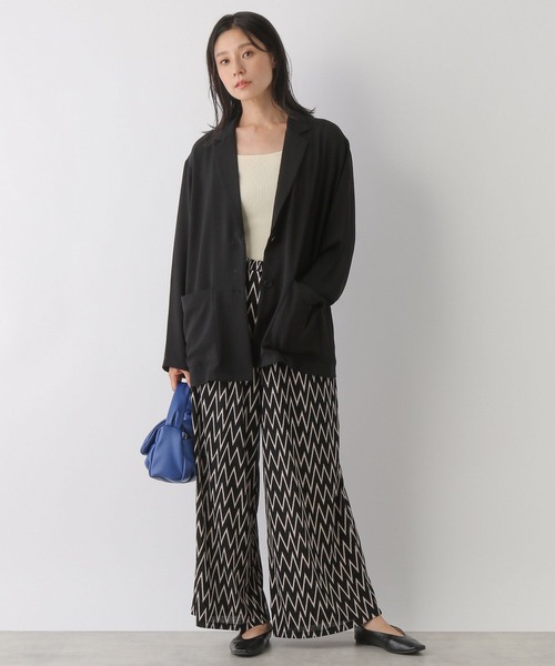 LEPSIM（レプシィム）の「ヨウリュウプリントイージーパンツ　276507（その他パンツ・レディース・ブラック/ブラウン/グリーン/グレイッシュベージュ/ホワイト/グレー/ブルー/モカ・MEDIUM/LARGE）」の10枚目の写真