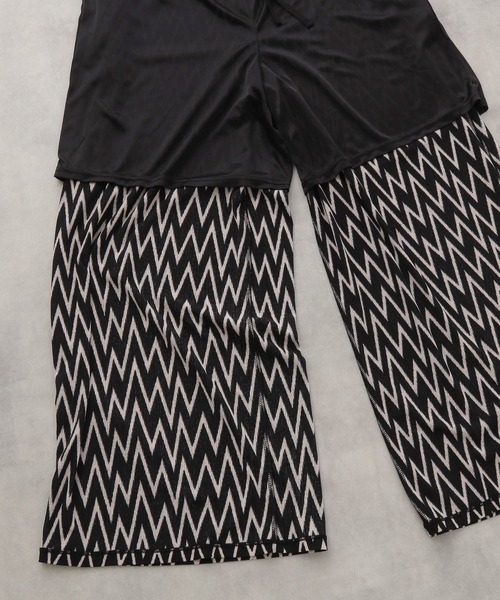 LEPSIM（レプシィム）の「ヨウリュウプリントイージーパンツ　276507（その他パンツ・レディース・ブラック/ブラウン/グリーン/グレイッシュベージュ/ホワイト/グレー/ブルー/モカ・MEDIUM/LARGE）」の12枚目の写真