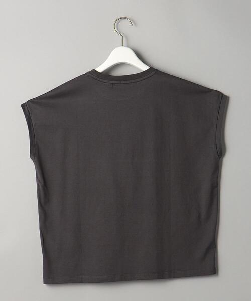 BEAUTY&YOUTH UNITED ARROWS(ビューティーアンドユースユナイテッドアローズ)の「コットン ロゴプリント フレンチスリーブ Tシャツ(Tシャツ/カットソー・レディース・ホワイト/ダークグレー/ライトピンク・FREE)」の22枚目の写真
