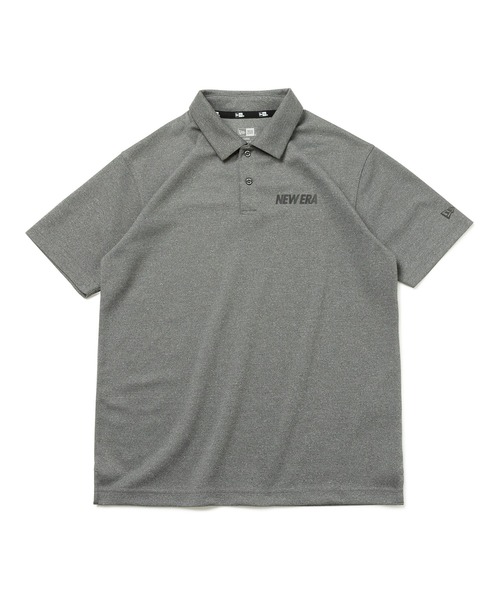 ポロシャツ 鹿の子 ダブルロゴ ブラック | ゴルフ | ニューエラオンラインストア ニューエラ　ゴルフウェア　ポロシャツ　M