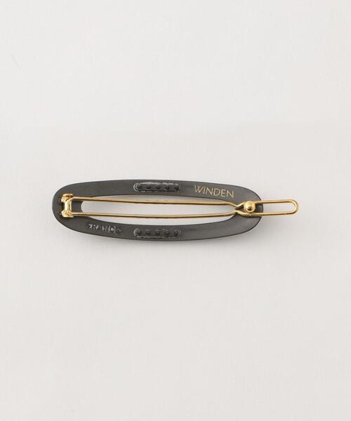 Steven Alan（スティーブンアラン）の「＜WINDEN＞BARRETTE/バレッタ（バレッタ/ヘアクリップ・レディース・ブラック・FREE）」の2枚目の写真