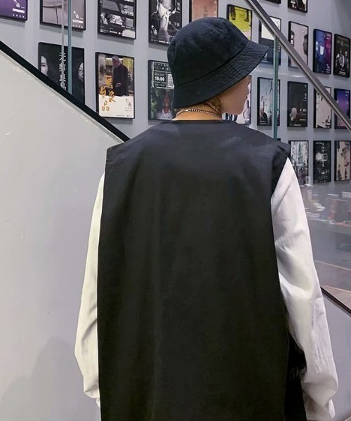 MGV（エムジーヴィー）の「フロントビッグポケットフィッシングベスト（ベスト・メンズ・ホワイト/カーキ/ブラック・LARGE/X-LARGE/MEDIUM）」の13枚目の写真