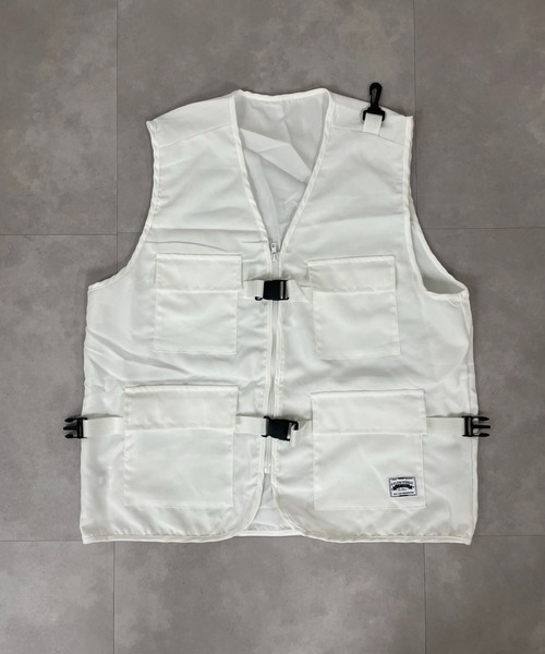 MGV（エムジーヴィー）の「フロントビッグポケットフィッシングベスト（ベスト・メンズ・ホワイト/カーキ/ブラック・LARGE/X-LARGE/MEDIUM）」の6枚目の写真