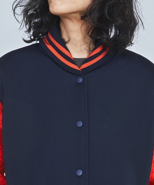 DOUBLE STANDARD CLOTHING(ダブルスタンダードクロージング)の「ボンディングロングランチコート(ブルゾン・レディース・ブラック/ネイビー・38/36)」の9枚目の写真