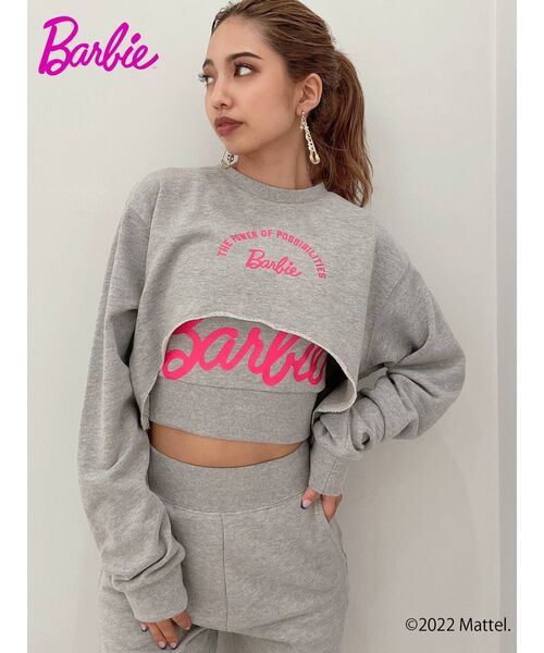 セール】【セットアップ着用可】Barbie（TM)ビスチェ