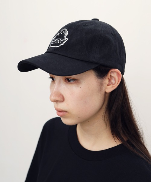 XLARGE(エクストララージ)の「XLARGE / エクストララージ WASHED SLANTED OG 6PANEL CAP 6パネル キャップ(キャップ・メンズ・ブラック/ブラウン・FREE)」の4枚目の写真