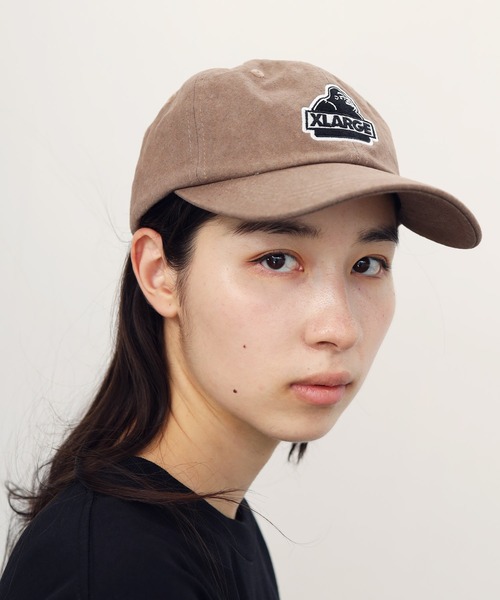 XLARGE(エクストララージ)の「XLARGE / エクストララージ WASHED SLANTED OG 6PANEL CAP 6パネル キャップ(キャップ・メンズ・ブラック/ブラウン・FREE)」の6枚目の写真
