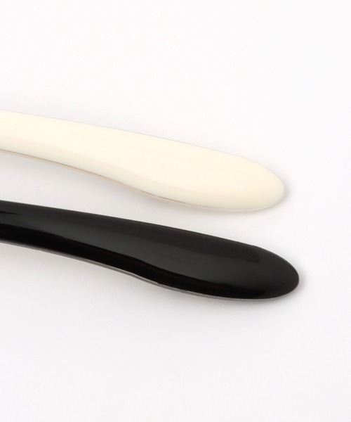 niko and...(ニコアンド)の「ロングバレッタ(バレッタ/ヘアクリップ・レディース・ホワイト/ブラック・0)」の4枚目の写真