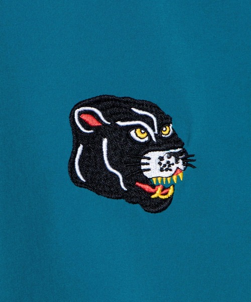 WEGO（ウィゴー）の「WEGO/刺繍半袖BIGシャツ（シャツ/ブラウス・メンズ・ブルー系その他/ホワイト/ブラック・MEDIUM/LARGE）」の20枚目の写真