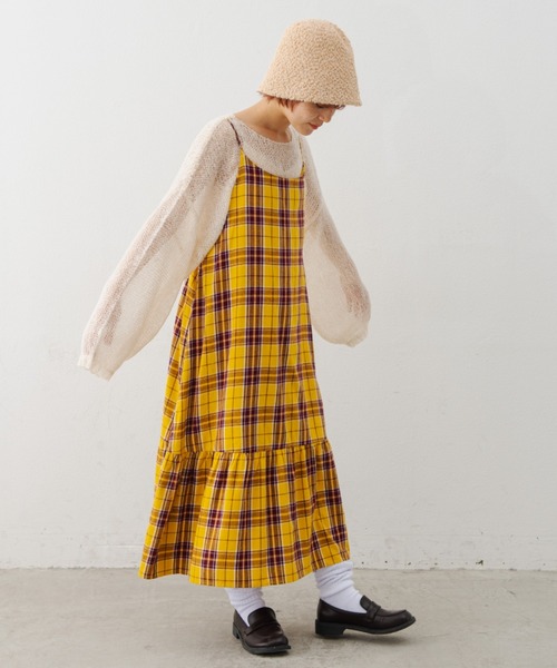 MERLOT(メルロー)の「モヘアタッチシアーニット(ニット/セーター・レディース・ブラウン/ブルー/ナチュラル・FREE)」の16枚目の写真